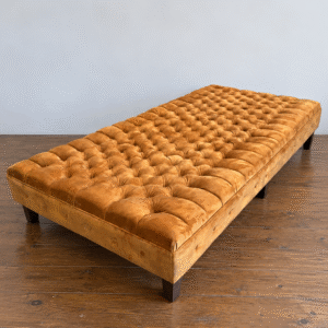 Contemporary Large Chesterfield Ottoman
