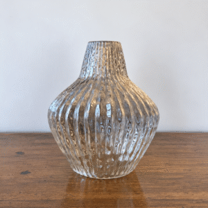 Mid Century Onion Shaped Ribbed Shade