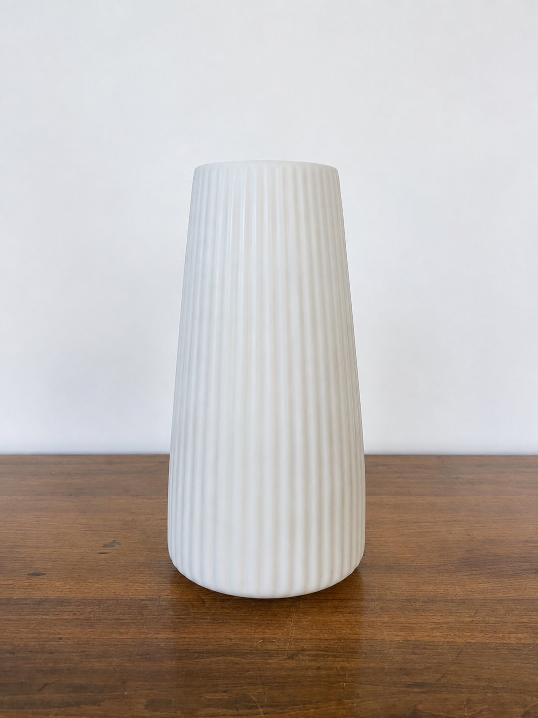 Mid Century Cylindrical Ribbed Shade