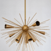 Contemporary Brass Sputnik Pendant
