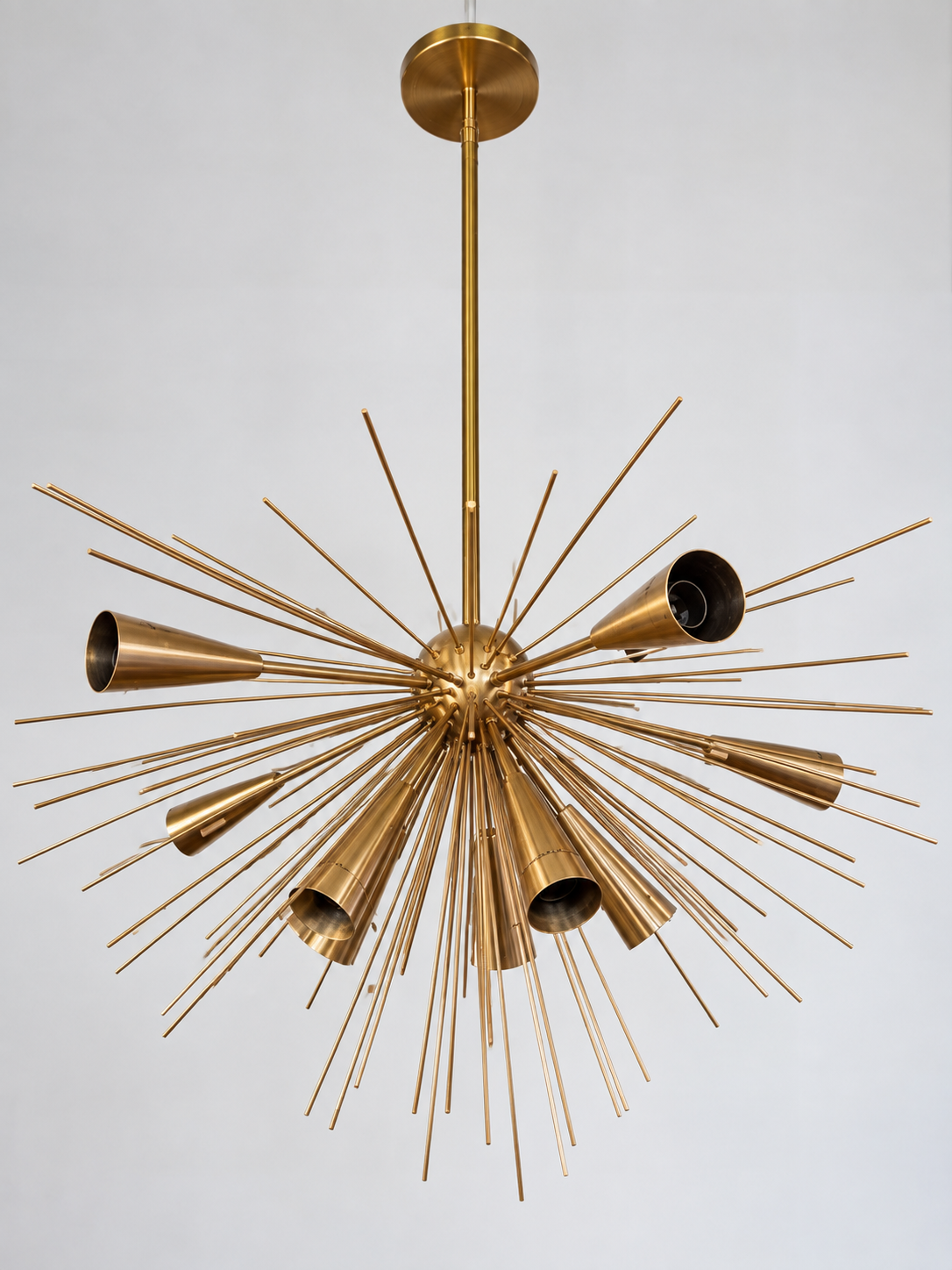 Contemporary Brass Sputnik Pendant