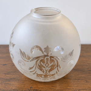 Vintage Glass Globe Shade