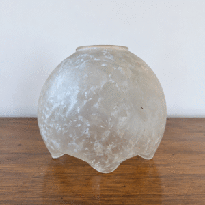 Vintage Frosted Globe Shade