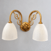 Vintage Style Ornate Double Arm Sconce