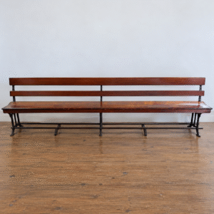 Victorian Gothic Pitch Pine Bench