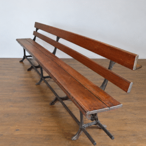 Victorian Gothic Pitch Pine Bench