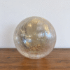 Contemporary Cracked Glass Globe Shade