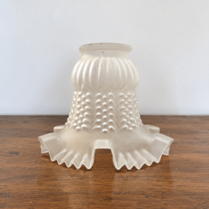 French Petticoat Beaded Glass Shade