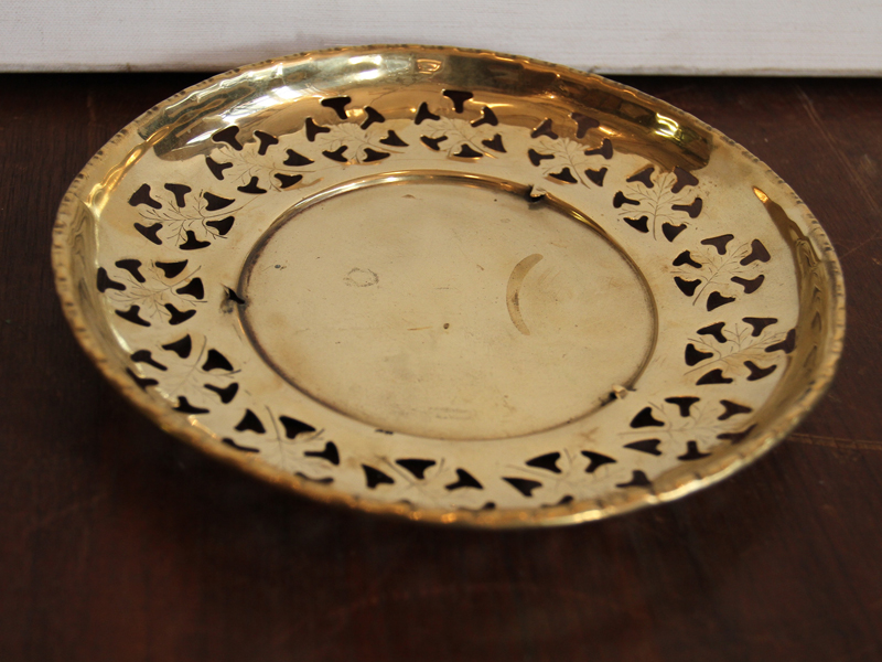 Georgian Brass Plate