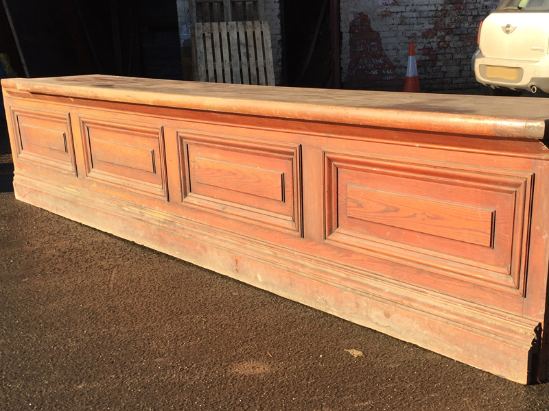 Victorian Pitch Pine Counter