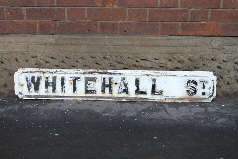 Whitehall St Sign