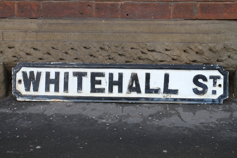 Whitehall St Sign