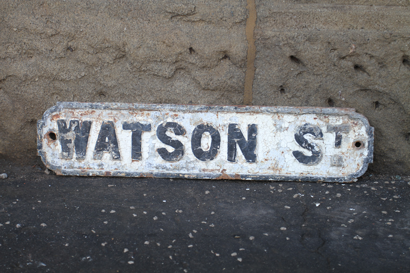 Watson St Sign