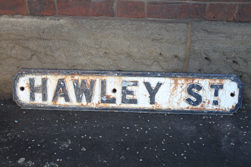 Hawley St Sign