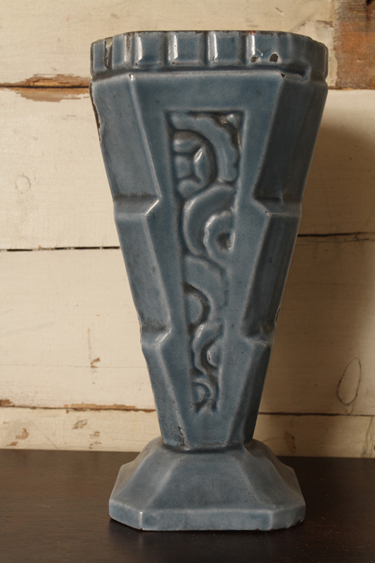 Mid Century Cast Iron Vase