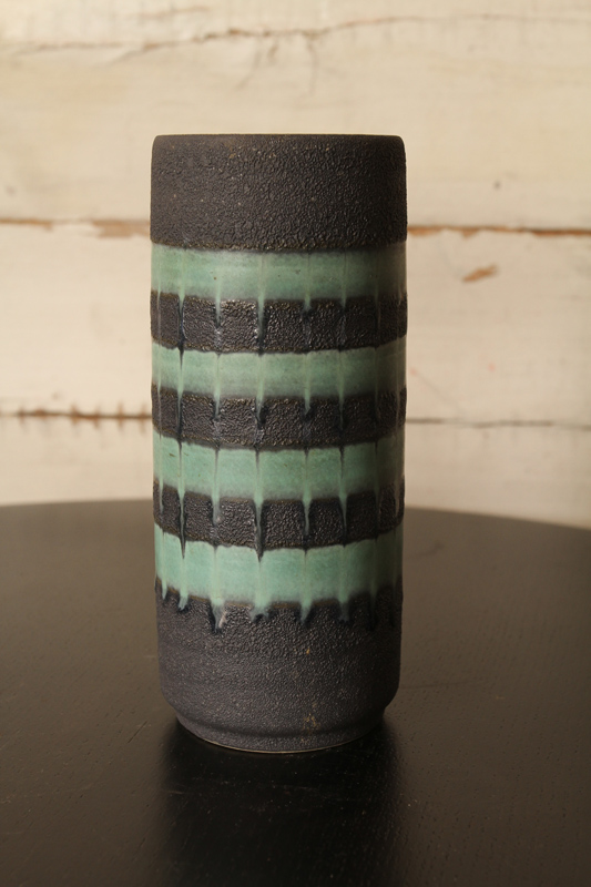 Mid Century Small German Cylindrical Vase