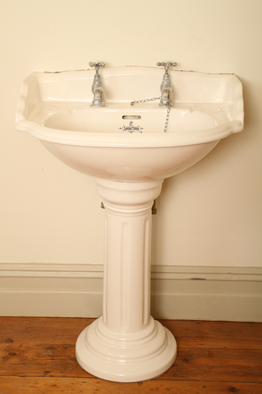 Sanitan Sink and Pedestal