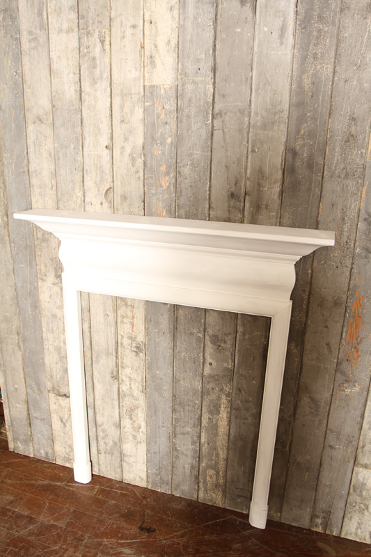 Early Victorian Painted Pine Fire Surround