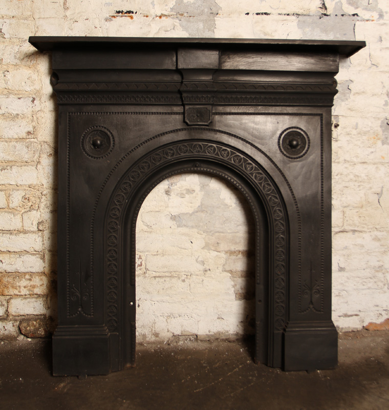 Victorian Cast Iron Arched Combination