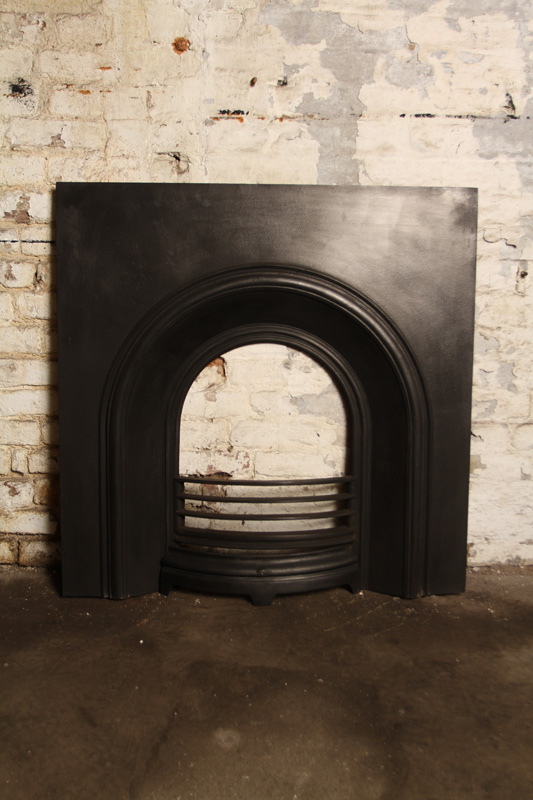 Victorian Cast Iron Simple Arched Insert