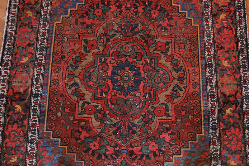 Antique Persian Bakhtiar Rug