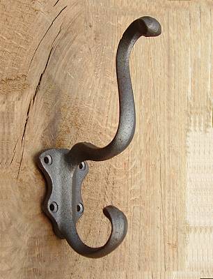 Cast Iron Simple Hat and Coat Hooks