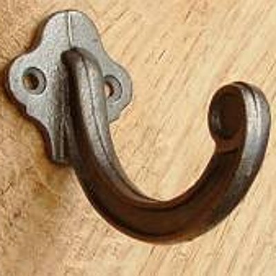 Plain Cast Iron Single Hook