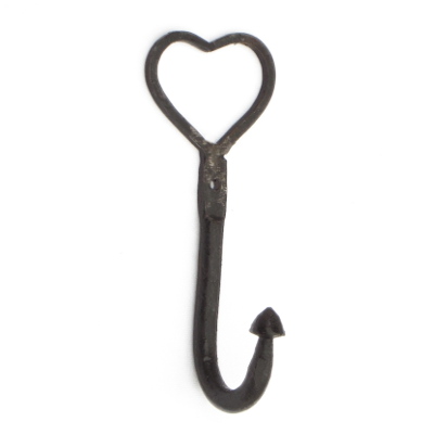 Wrought Iron Love Heart Hook