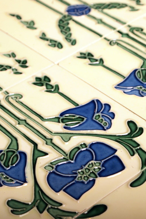 Art Nouveau Lily Tiles