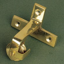 Directional Pulley in Brass or Nickel