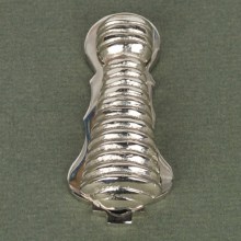 Large Reeded Escutcheon in Aged Brass or Polished Nickel