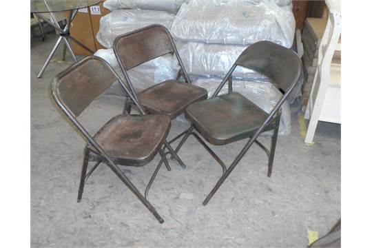 20th Century Metal Foldable Chair