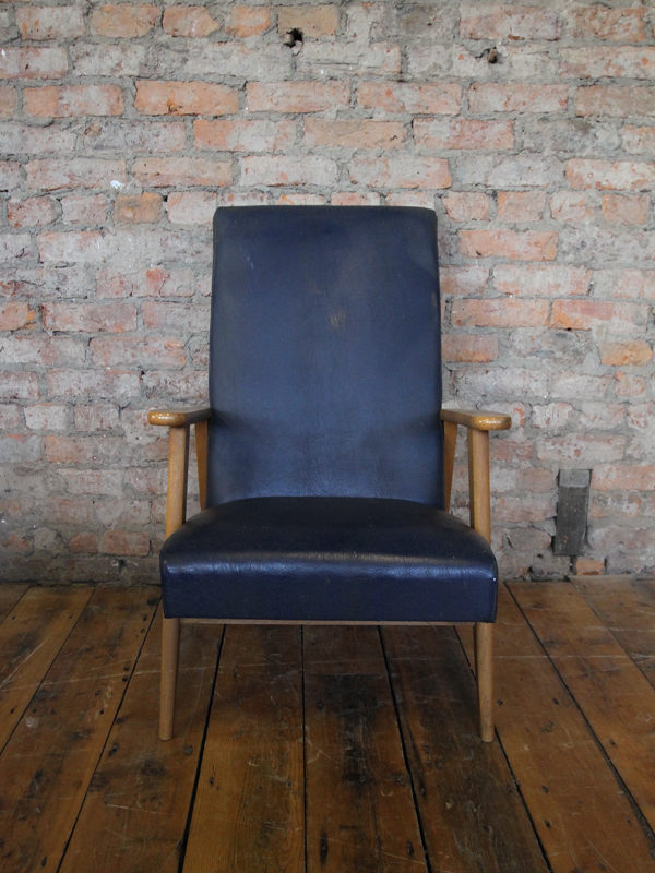 1950s Blue Chair
