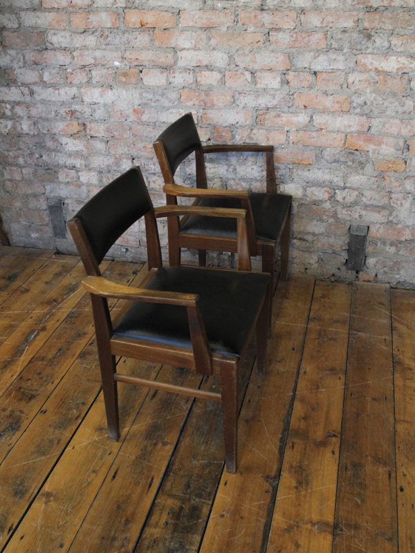 1950s Black Dining Chairs