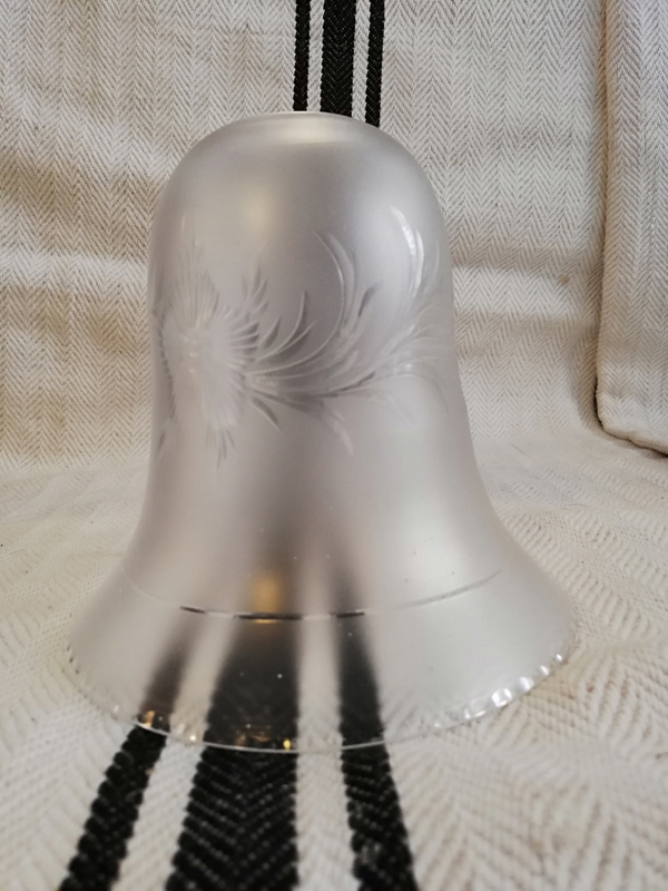 Victorian Frosted Bell Shade