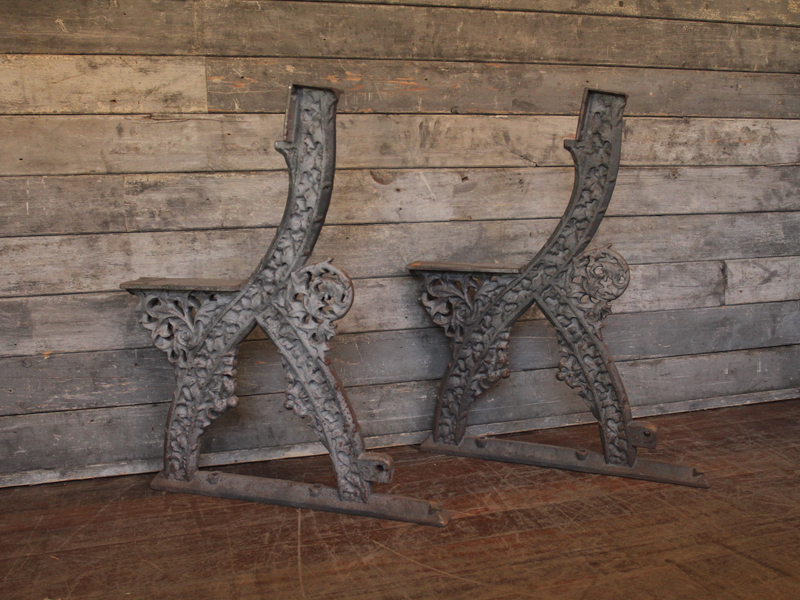 Victorian Cast iron Bench Ends