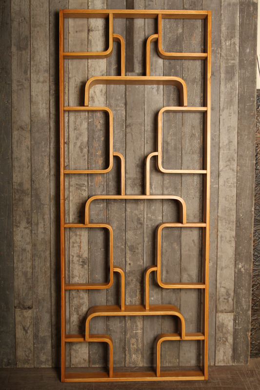 Mid Century Plywood ‘Halabala’ Room Divider