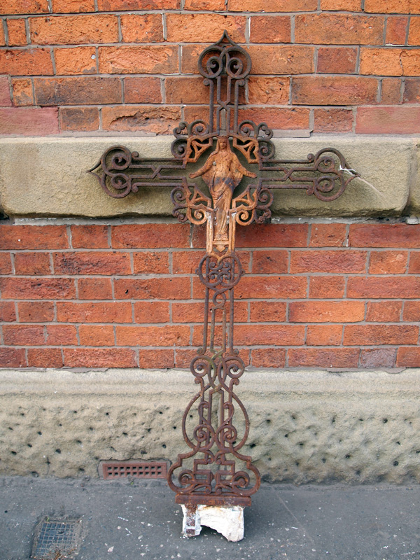 Ornate Cast Iron Crucufix