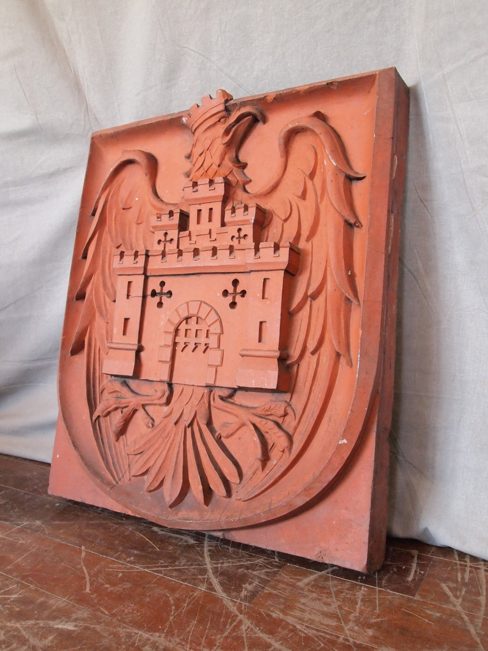 Terracotta Griffin Crest