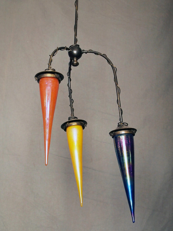 Handblown Glass Moroccan Style Light