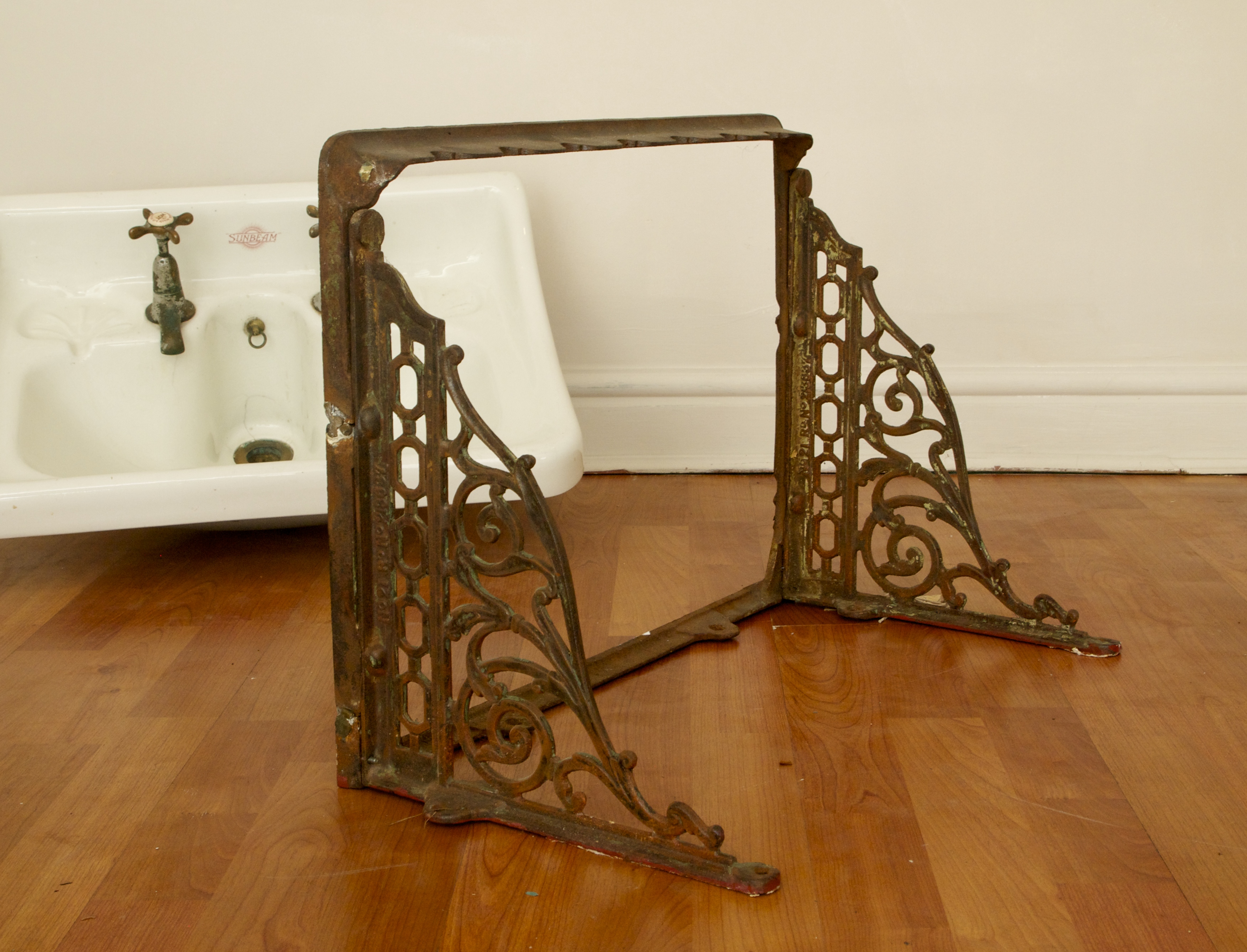 Victorian Unfinished Sink Stand