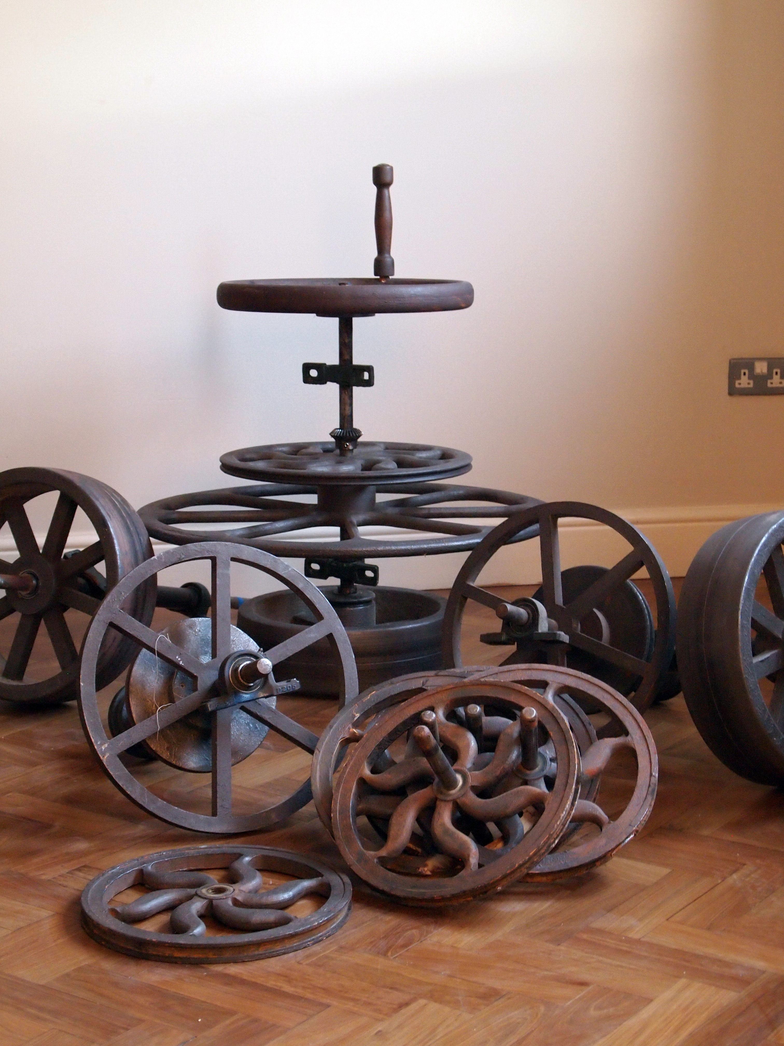 Small Industrial Prop Wheel from TV Series "The Mill"