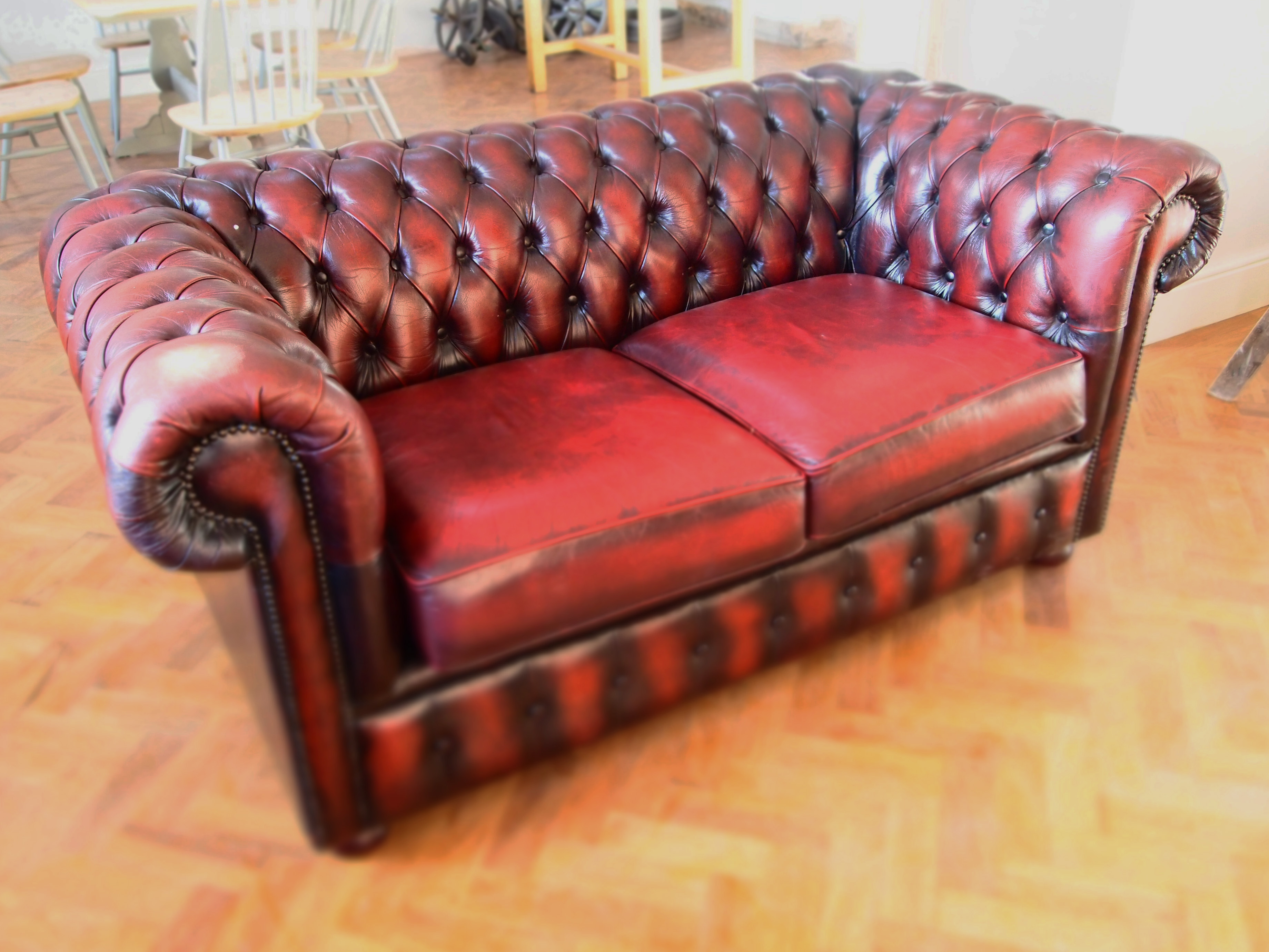 Classic Two Seater Chesterfield Sofa