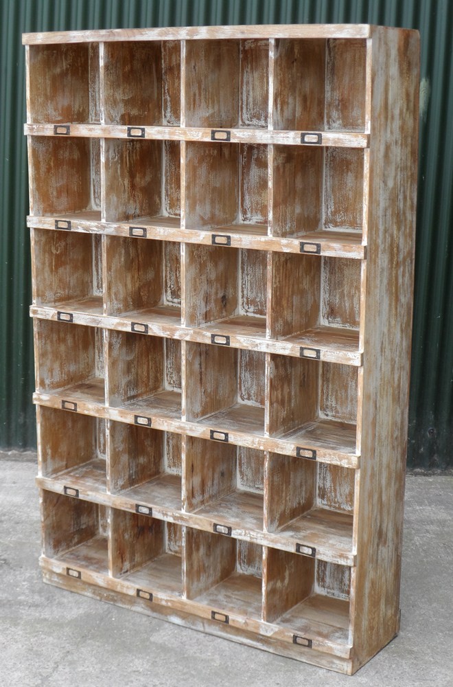 Large 24 Section Pigeon Hole Cabinet