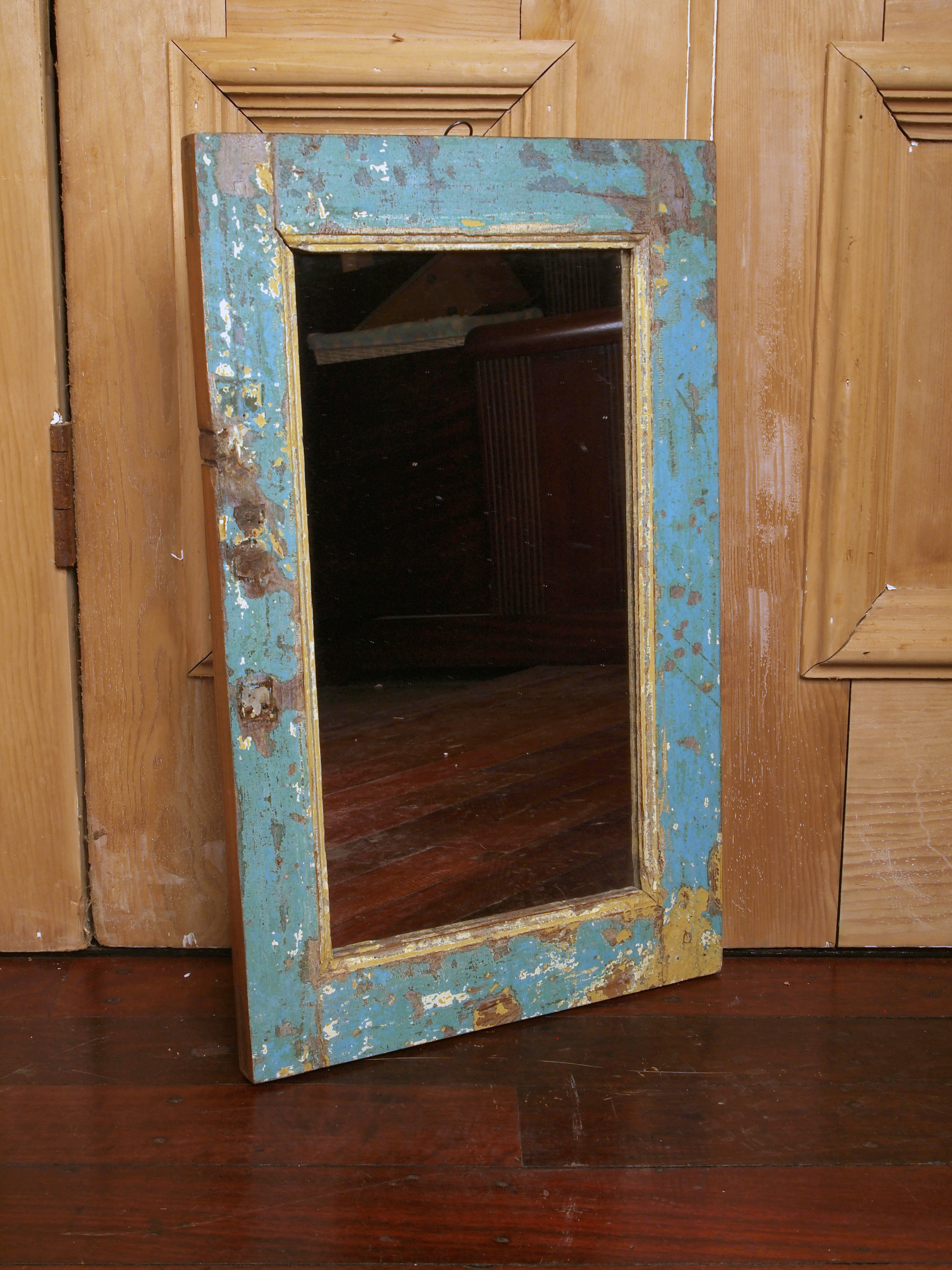 Distressed Wood Mirror