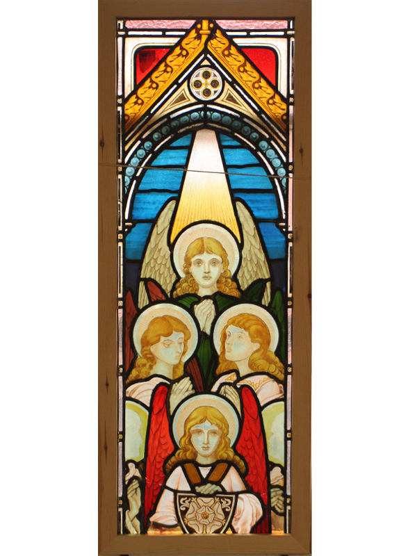 Stained Glass  Panel of Angels