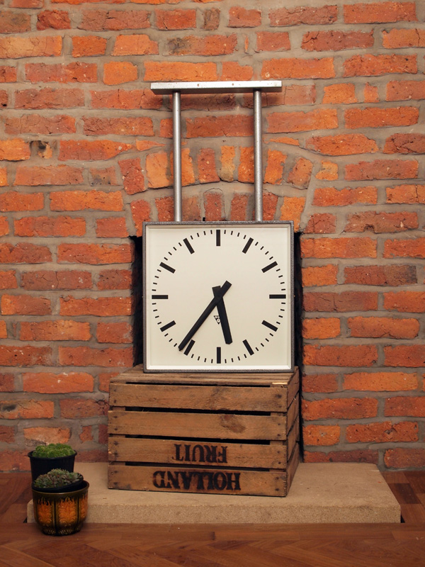 Double Sided Station Clock