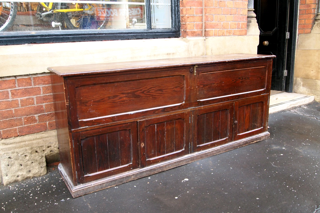 Large Wooden Church Sideboard