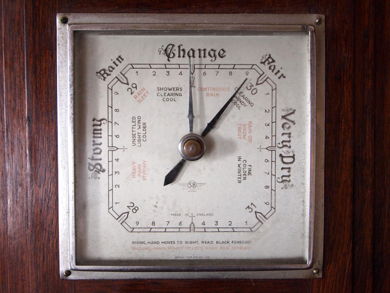Alternative view of Art Deco Barometer