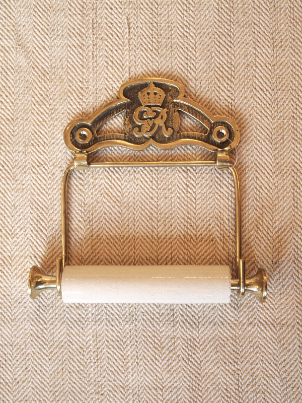 Crown Brass Toilet Roll Holder 2